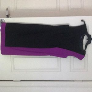 Black and purple never worn dress